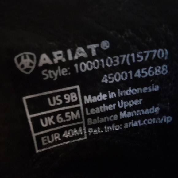 Black Real Leather Cowboy Boots - Picture 5 of 6